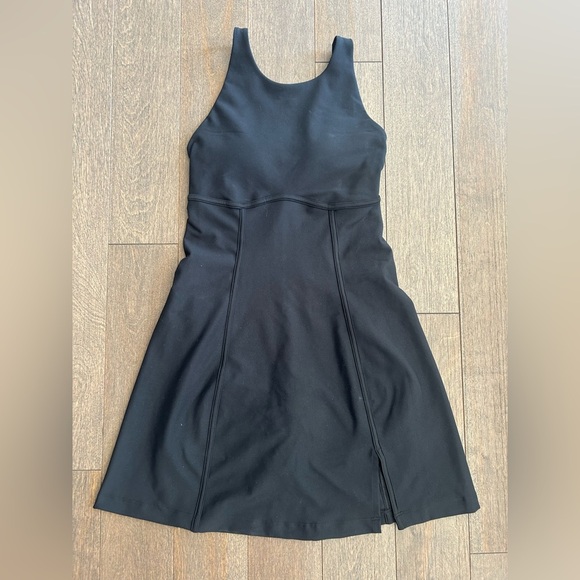 Abercrombie & Fitch YPB SculptLUX Corset Mini Dress Black Built in Shorts XS - Picture 1 of 8